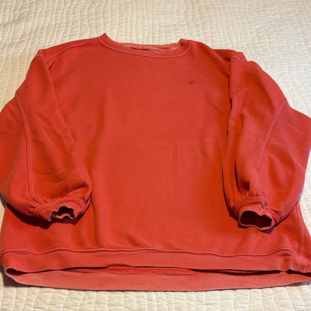 Aerie Lightweight Sweatshirt-Oversized - Picture 3 of 7